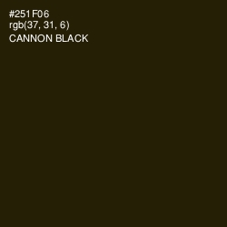 #251F06 - Cannon Black Color Image